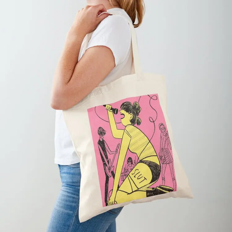 

girl power Tote Bag Women bags sacs de shopping canvas bags shopper bags for women