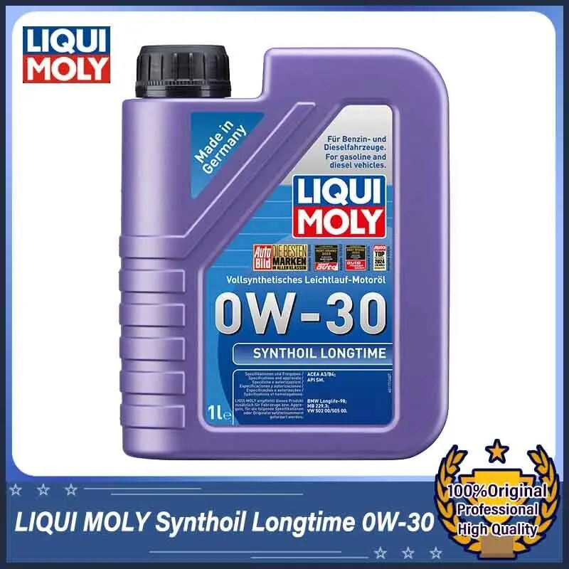 

LIQUI MOLY Synthoil Longtime 0W-30 1L Outstanding High Temperature Stability