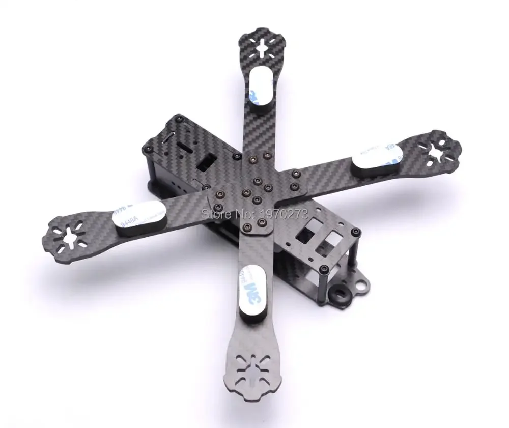 QAV-R 220 220mm Pure Carbon Fiber FPV RC Cross Racing Quadcopter QAV R 220 Mini Frame Kit with 4mm Arm / XPW-PDB 5v 12v BEC PDB