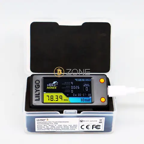 Nerdminer V2 78K Hashrate Latest Firmware Bitcoin Solo Miner Lucky Miner V2 ASIC Crypto Solo Machine With Tutorial