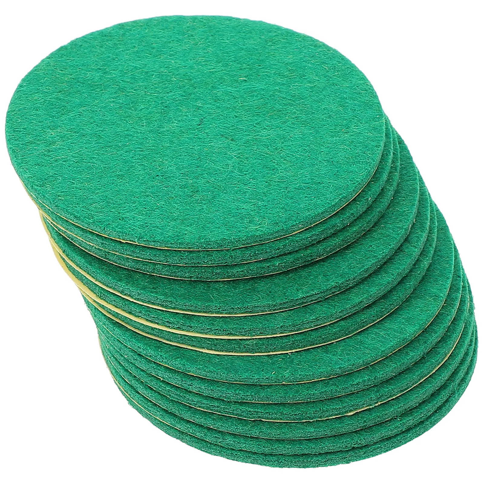 

12Pcs Table Hockey Pusher Pads Replacement Adhesive Polyester Fiber Round Patch for Table Hockey Accessories Pushers Pads