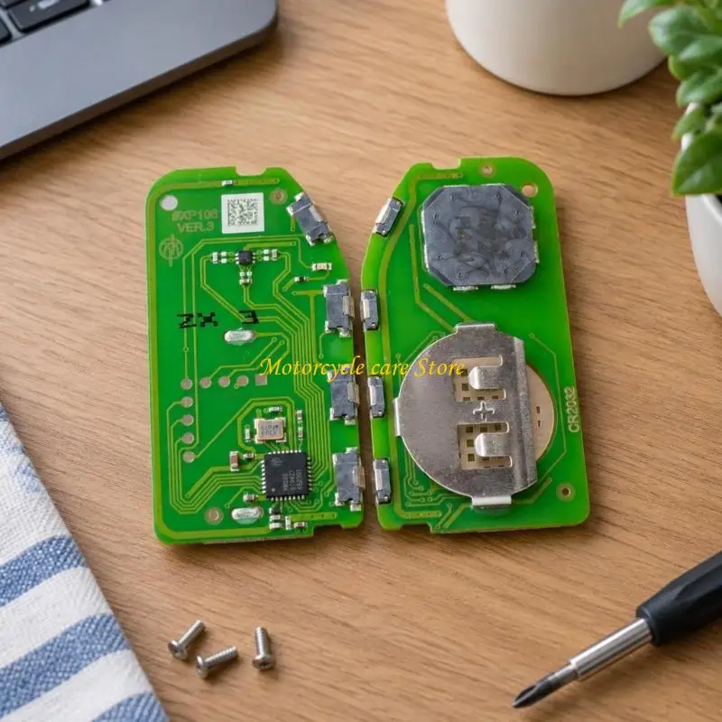 U75F XZKA82EN Automotive Circuit Board with 4-Button Control Layout