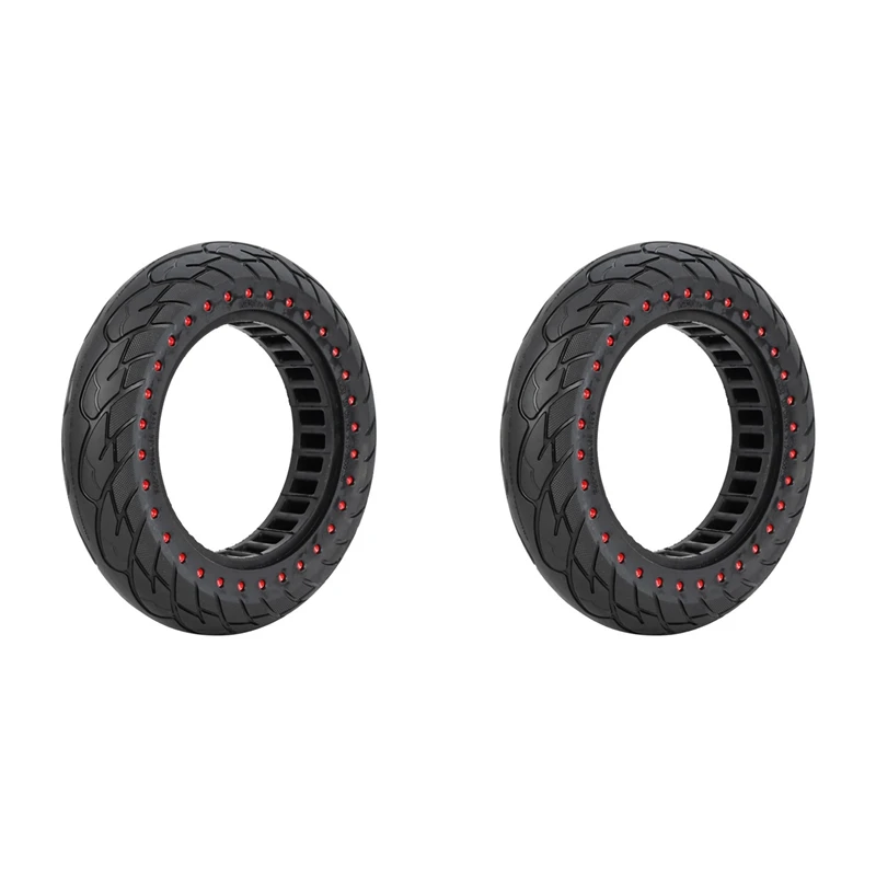 

2X For Kugoo M4 Electric Scooter Tire 10X2.125 Double Honeycomb Tire Non-Slip Wear-Resistant Solid Tire