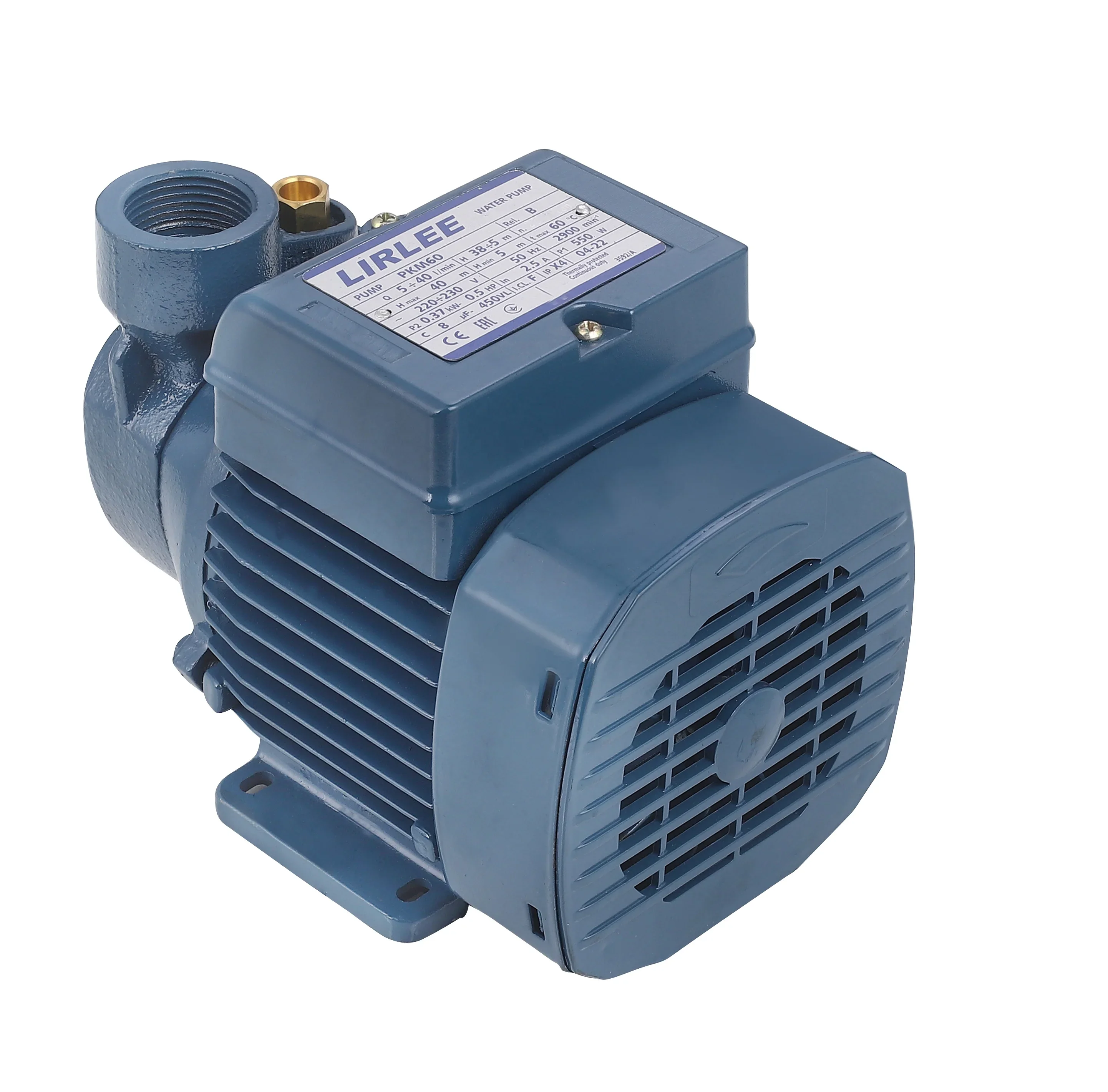 ارتفاع ضغط CPM158 1.0hp مضخة كهربائية عالية الرفع الزراعية 1HP ضغط مضخة الطرد المركزي