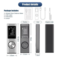 Mini Rangefinder Laser Distance Meter 40M 60M Rechargeable Digital Range Finder Area Volume Multi-angel Laser Measuring Tool