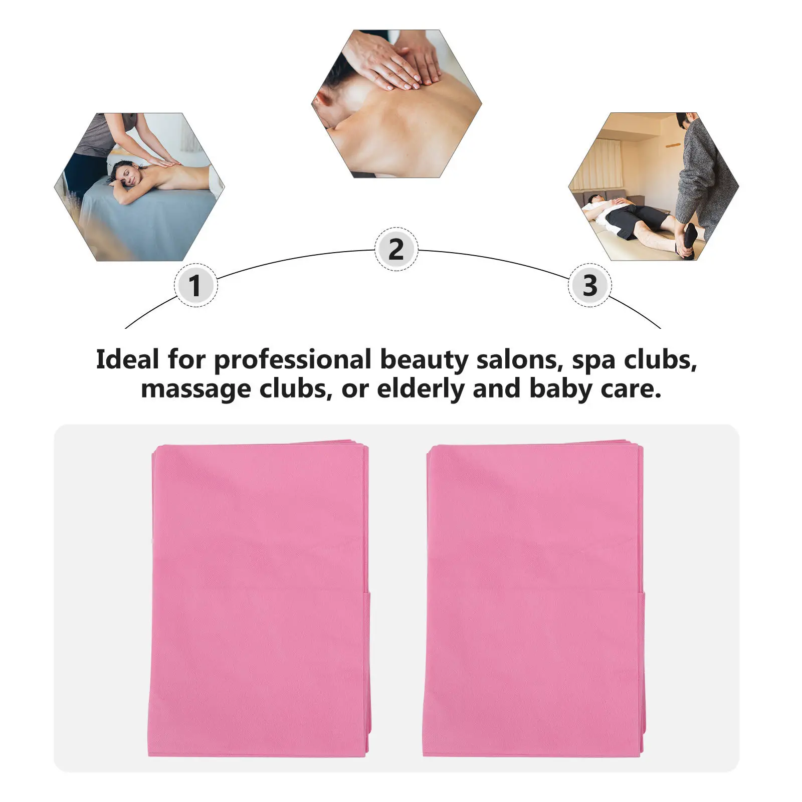 

10 шт. одноразовые простыни из нетканого материала, экологически чистые, мягкие, приятные для кожи, косметические салоны, отели, тату-магазин, одноразовая простыня