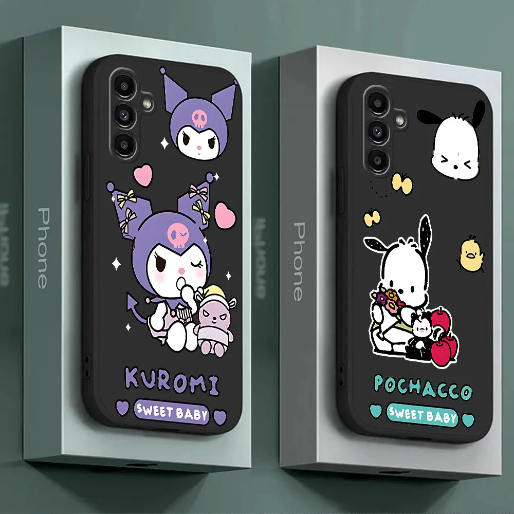 Sanrio Kuromi Cinnamoroll Phone Case for Samsung Galaxy A03 Core A04 A02 A01 A02s A70 A54 A34 A24 A10 A40 A03s A04s A20e Cover