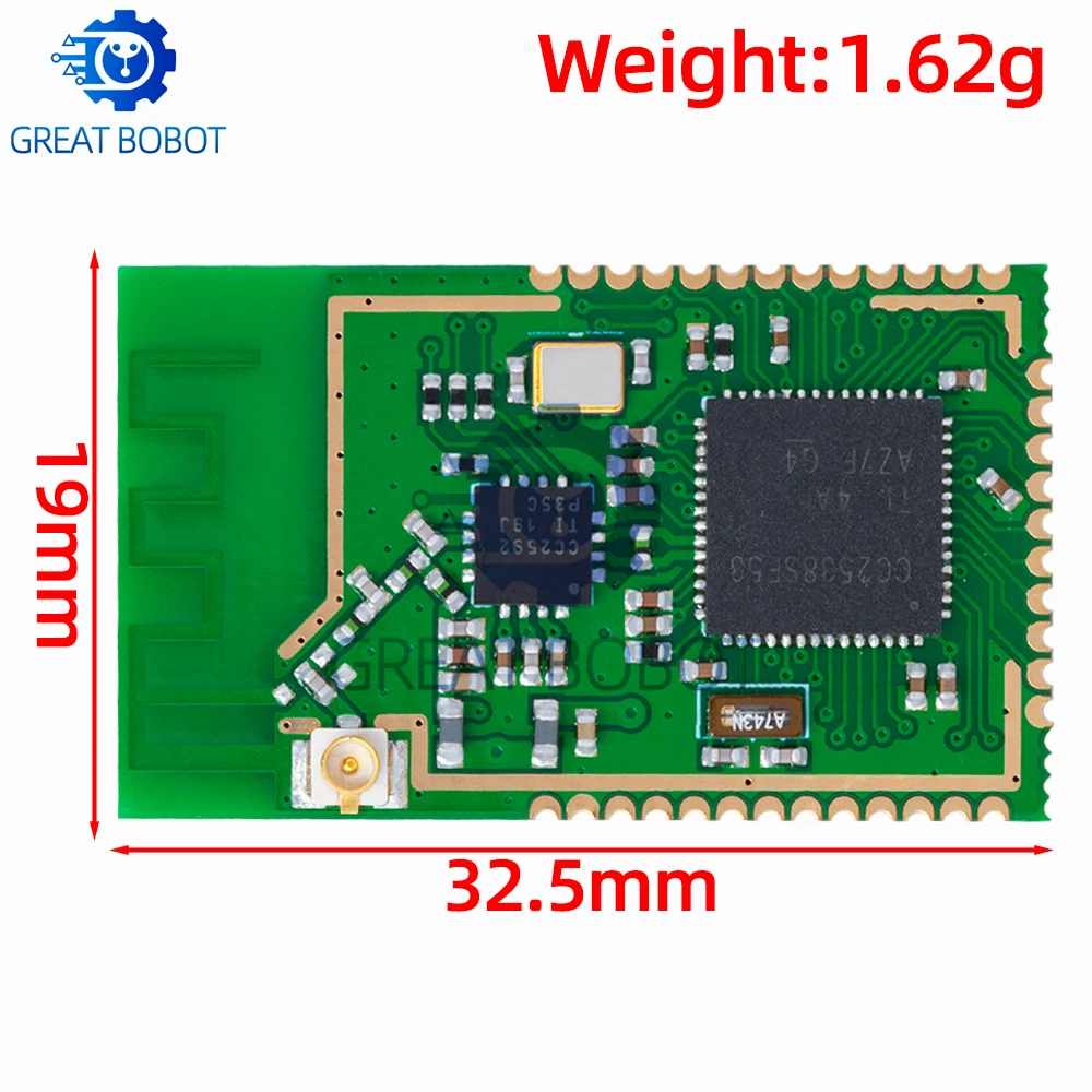 CC2538SF53RTQR CC2538 CC2592 PA Zigbee Wireless Module CC2538SF53 High power 2.4Ghz wireless module for arduino