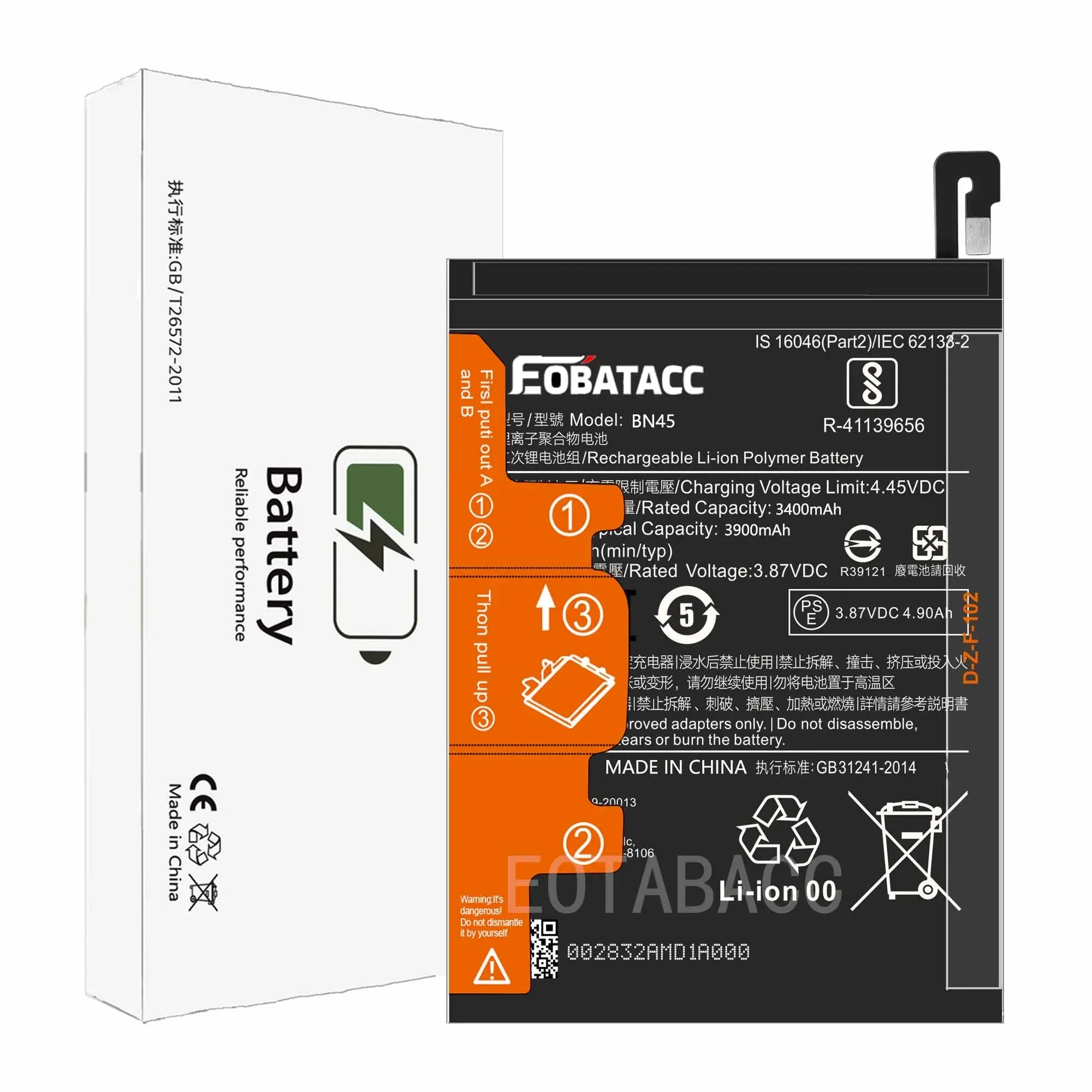 EOTABACC 100% New Original Battery BN45 For XIAOMI REDMi note5 Pro/note5/Mi Note5 Battery +Tools