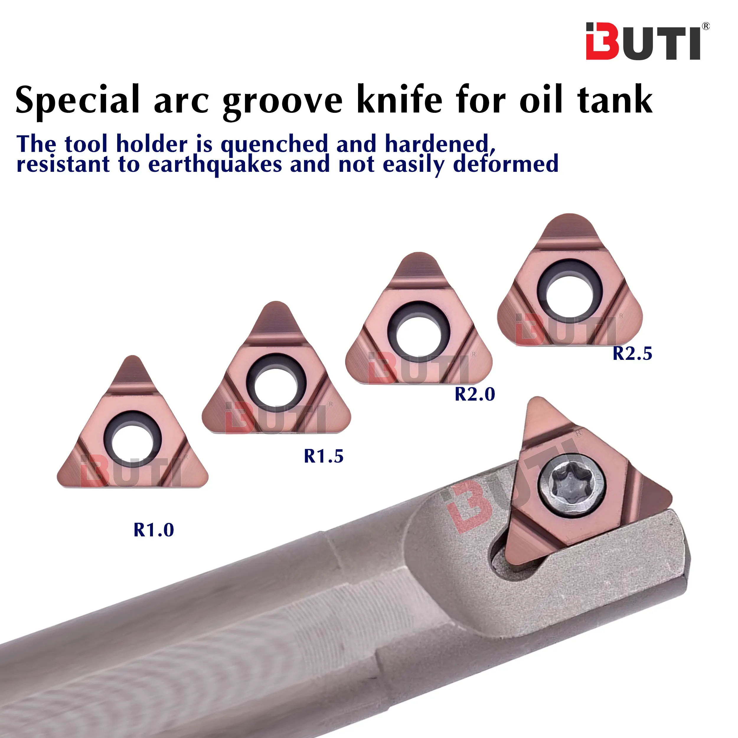 

Держатель для ножей с неглубоким маслопроводом SUNR0012M16/0014N16/0016Q16 для малых внутренних отверстий 16UID R1.0/R1.5/R2.0/R2.5