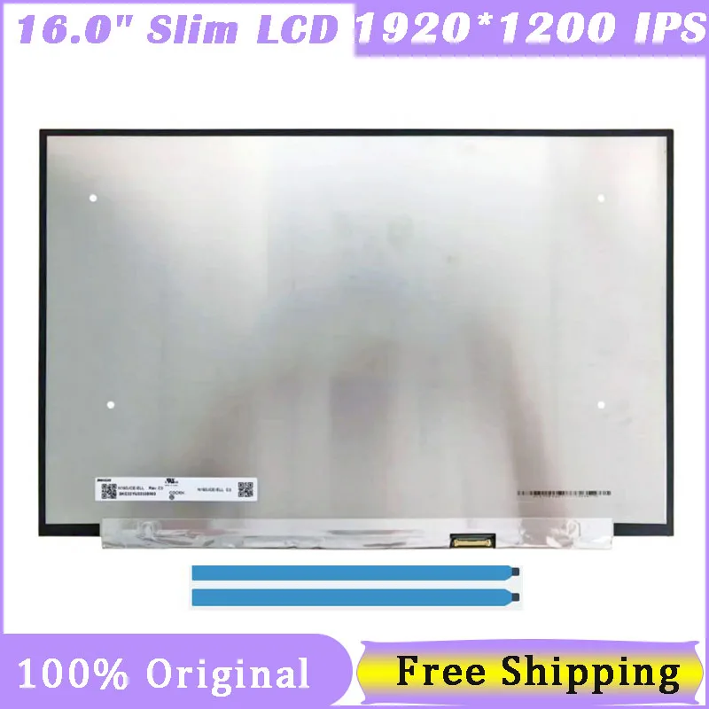 16 Cal 30-pinowy ekran N160JCE ELL N160JCE-ELL B160UAN03.3 1920*1200 FHD 60HZ IPS 16:10 ekran laptopa eDP