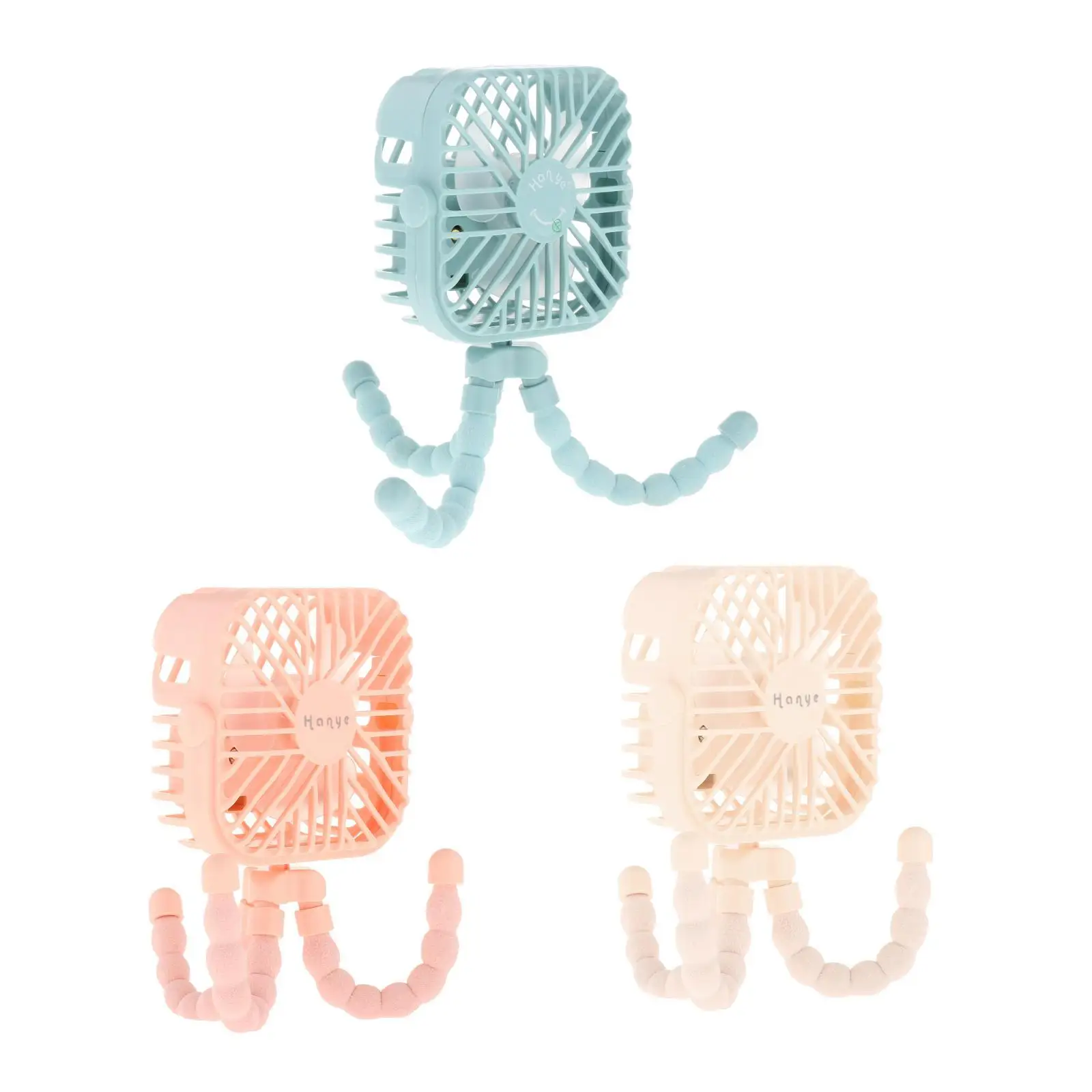 เปลพัดลมส่วนบุคคลมือถือเงียบ kipas angin Portable สำหรับรถเข็นเด็กจักรยานรถบ้านเตียงในบ้าน