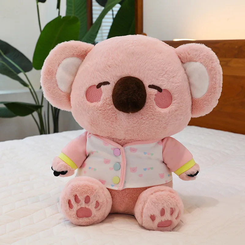 MINISO Pink Koala Doll Cute Koala Soft Pillow Plush Stuffed Toy Simulation Animal Cotton Doll Christmas Children's Birthday Gift