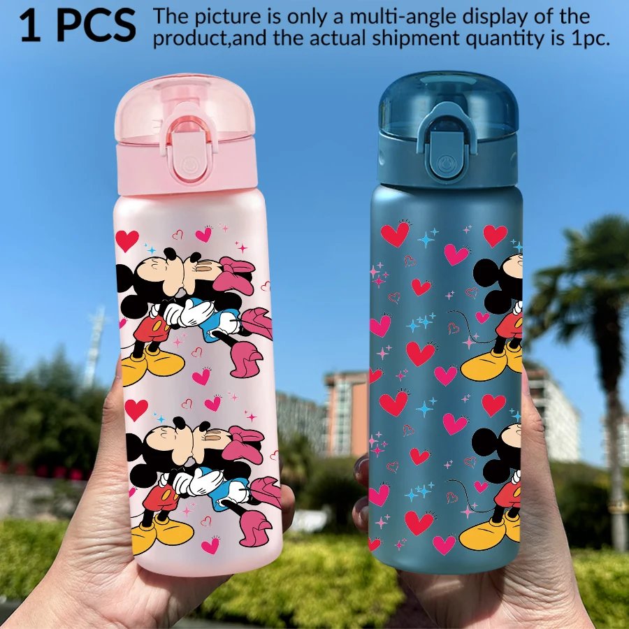 ขวดน้ำพลาสติกลายดิสนีย์ มิกกี้/มินนี่ ขนาด 26 ออนซ์ 1 ชิ้น ใช้เป็นของขวัญวันเกิด/เปิดเทอม