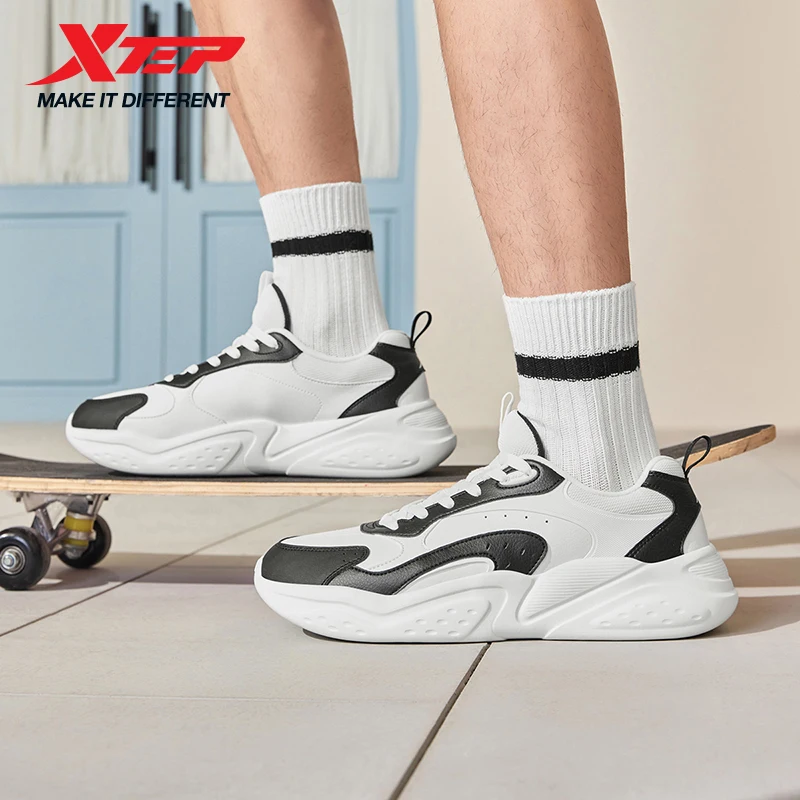 xtep-casual-shoes-for-men-2025-summer-height-enhancing-shoes-lightweight-versatile-retro-dad-shoes-sports-shoes-875319320038
