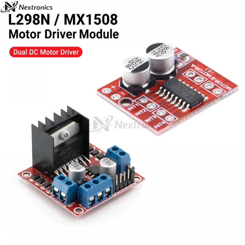 1/3PCS MX1508 TC1508 DC Motor Driver Module 2V-10V 1.5A Dual H-Bridge PWM Speed Controller Mini L298N for Arduino