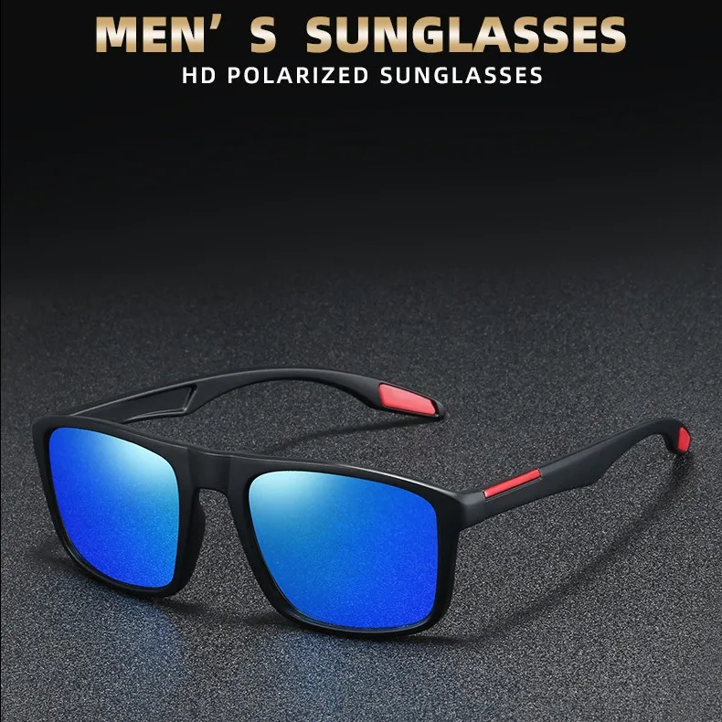 

Fashion Square Polarized Sunglasses Men Women Driving Fishing Luxury Designer Sun Glasses Driver's Eyewear UV400 Goggles