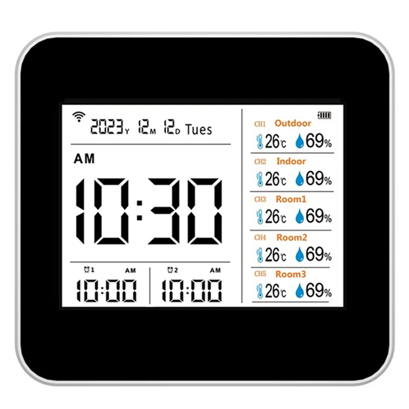 SQPP-13 في 1 Tuya WIFI مقياس الحرارة الذكي الرطوبة داخلي دقيق لقياس درجة الحرارة والرطوبة