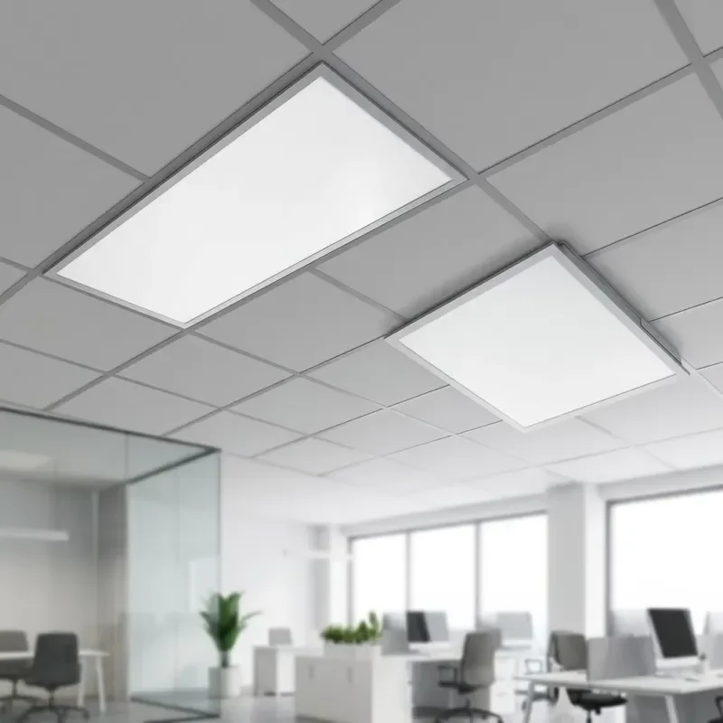 Super Bright 595x1195mm 50W LED Panel Light 5500Lm CRI80 Ceiling Lamp for Office Hospital School CE Certified