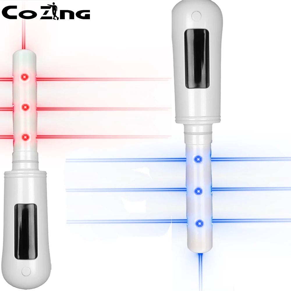 

Mild Cervical Rehab Cold Laser Therapy Vaginal Tightening Rejuvenation Wand 650nm LED Red blue Light Device