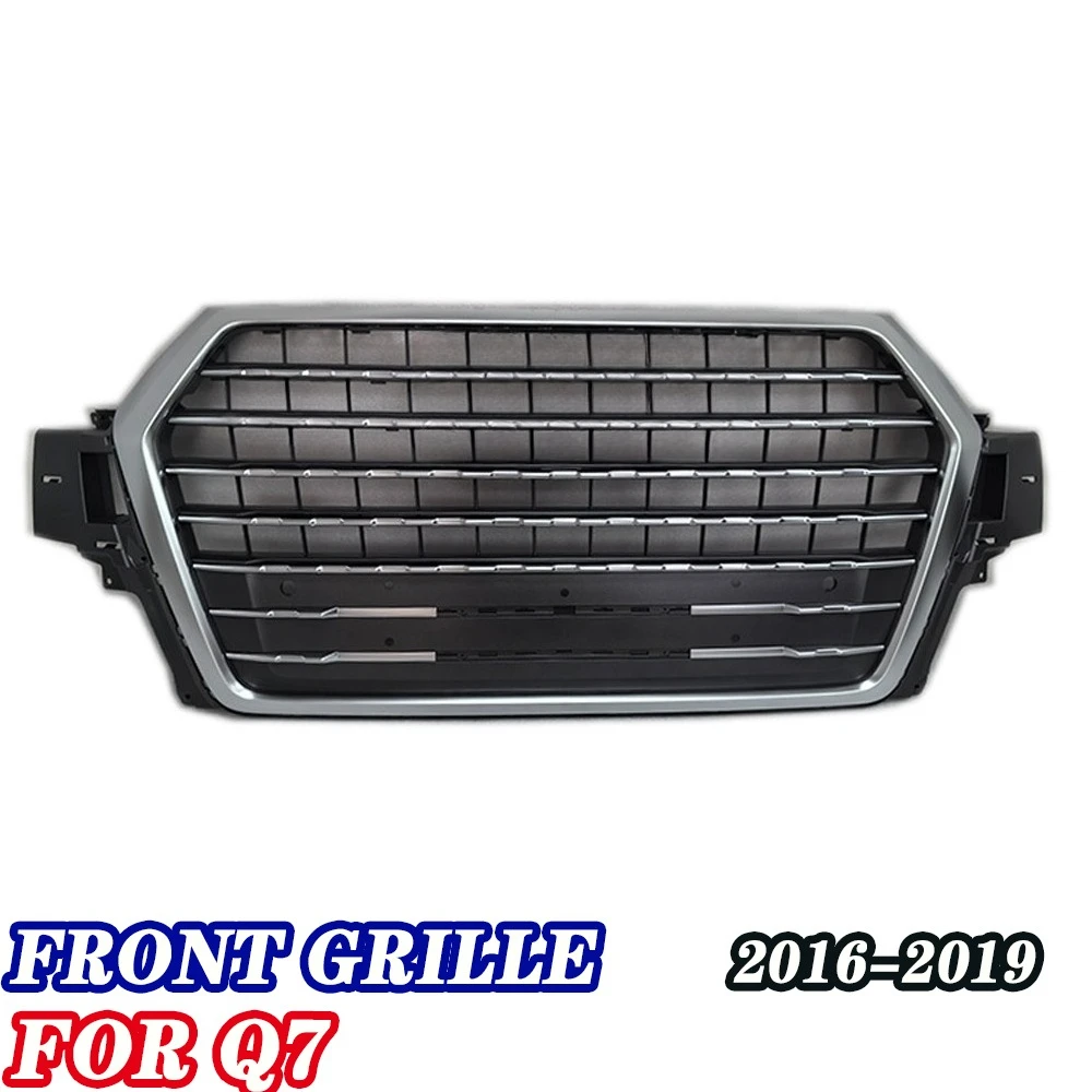 

Compatible with Q7 Front Grille Original Style Q7 Front Bumper Air Intake Grille 2016–2019 4M0853651Q
