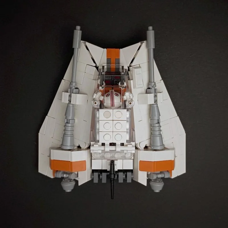 298 PCS MOC Star Battle Cool Snowspeeder Model Bouwstenen Set DIY Creatieve Assemblage Collectible Speelgoed Volwassenen Kerstcadeaus