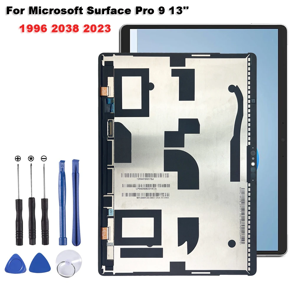 

AAA+ For Microsoft Surface Pro 9 Pro9 1996 2038 2023 5G 13" LCD Display Touch Screen Digitizer Glass Assembly Repair Parts