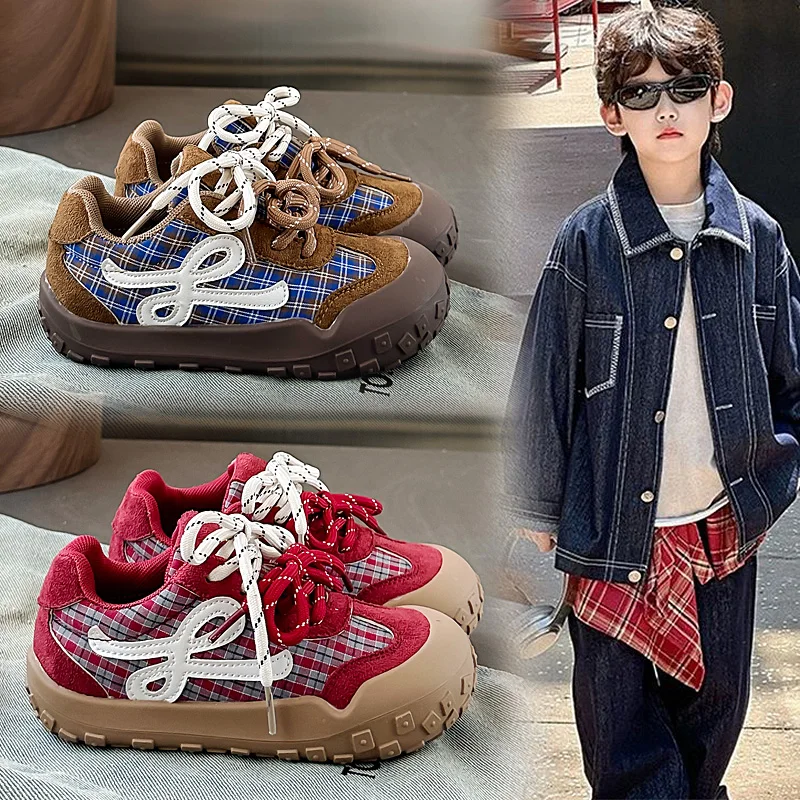 

Модная детская обувь, осень 2024, новые детские кроссовки на мягкой подошве, противоскользящие уличные мужские кроссовки для девочек, универсальные спортивные кроссовки