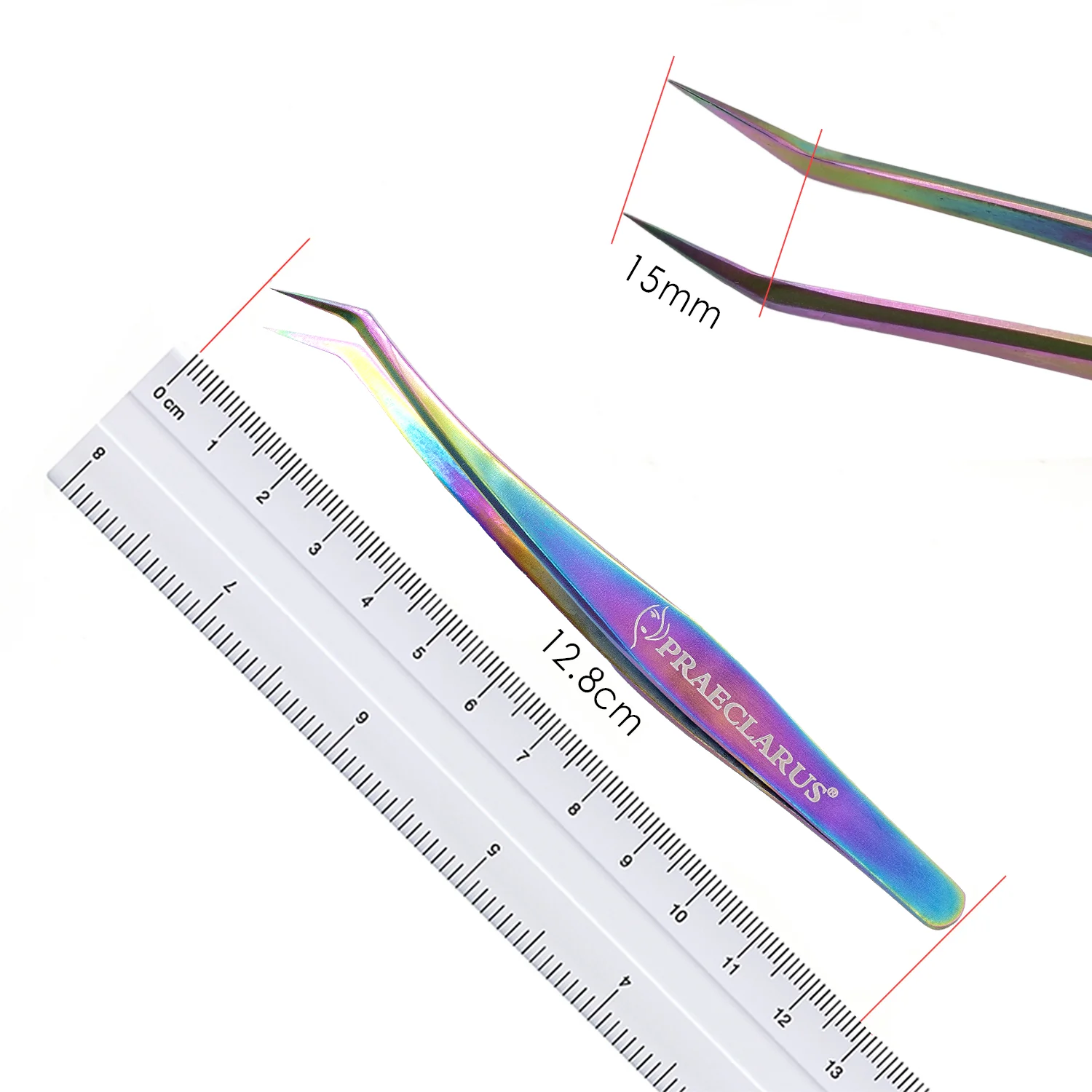 まつげエクステンション用ピンセットカラフルなピンセットステンレス鋼高精度ピンセットプロフェッショナルまつげエクステンションツール ﻿