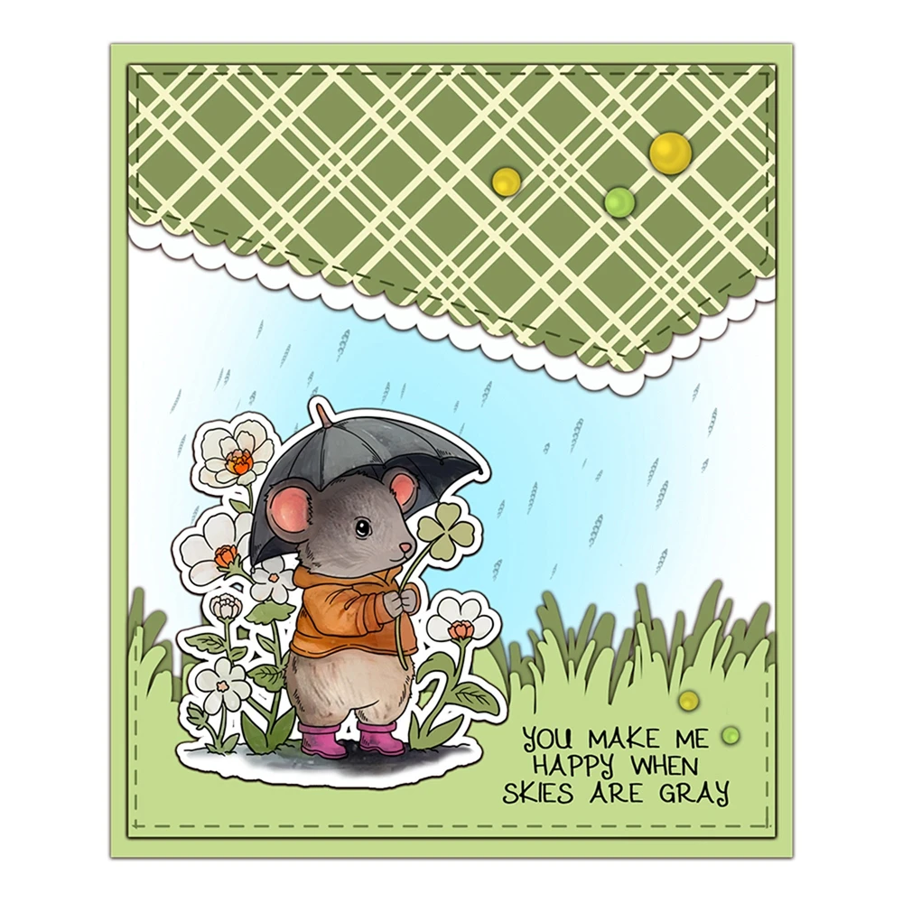 Ensemble de tampons transparents et matrices de découpe pour scrapbooking, cartes en papier, dessin animé animal, timbres exécutifs, temps de oversouris mignon, oiseaux drôles, 2024