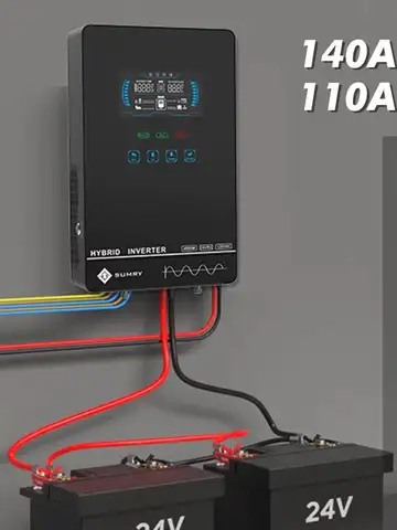 SUMRY Hybrid Solar Inverter 4000w 24V 140A Over-load Protection Pure Sine Wave Solar Inverter 5600W MPPT Solar Charger