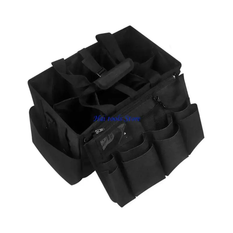 X37E Cleaning Supplies Holder, Organizers With Handles, For Car Detailing Cleaner Bag