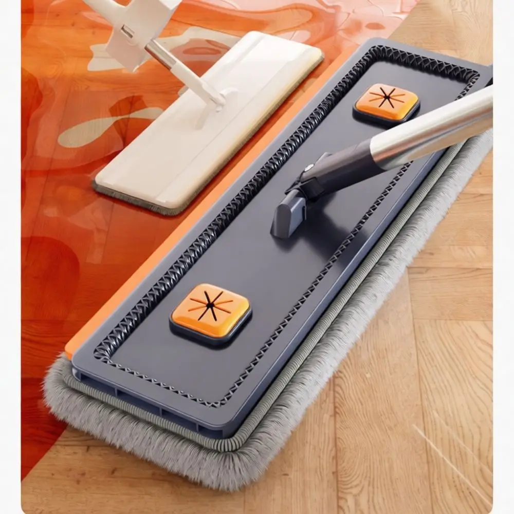 High Quality Flat Mop Hands Free Self Cleaning Squeeze Mop Floor Sweeper For Wood Tile Cleaning Essential Home Tool