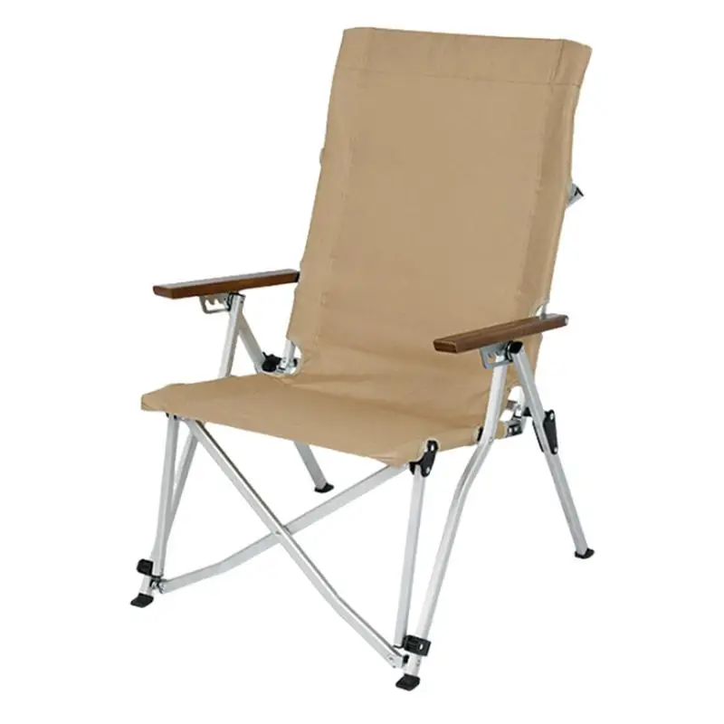 Outdoor Camping Chairs Compact Camping Folding Beach Chair 4 Position Adjustable Lawn Chair For Outside Camping Hiking Travel