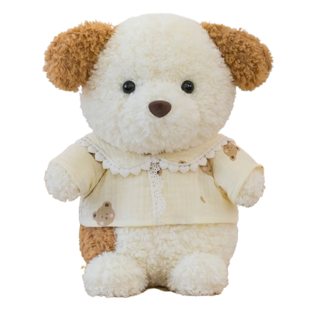 

Sitting Animal Bear Plush Toy Wearing Shirts Collection Little rabbit Stuffed Doll 24cm Dog Animal Plush Doll Kids Holiday Gifts