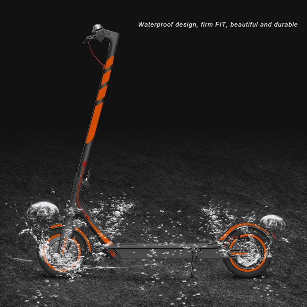 Autocollants Réfléchissants Xiaomi M365 - Kit Sécurité Trottinette Électrique Rouge Bleu Vert