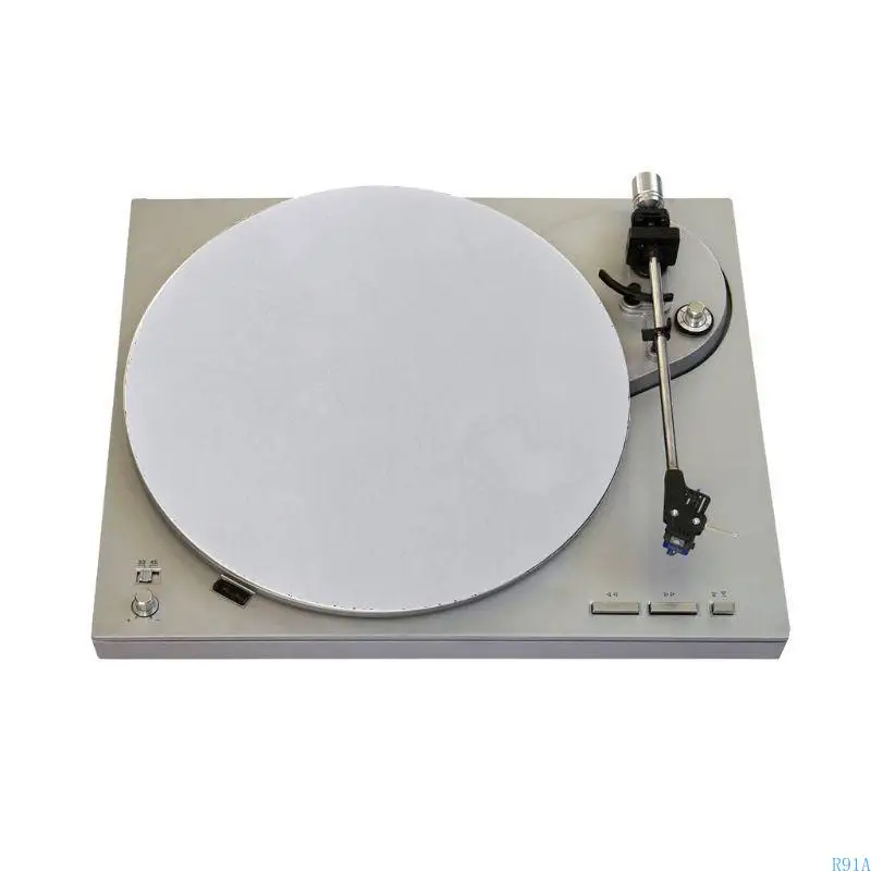 R91a 3 มม. หนา anti-static felt platter แผ่นแผ่นเสียงป้องกันการสั่นสะเทือน slipmat audiophi