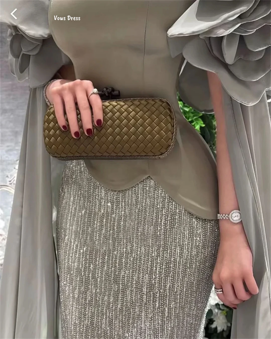 Vows Custom Made Evening Dresses for Special Occasions Robes De Cocktail Puff Sleeves Elegant Prom Dresses 2025 Fishtail Skirt