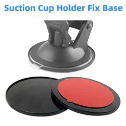 2Pcs 7cm Black Disc Pad for Car Dashboard Mobile Bracket Suction Cup Mount Base Adhesive Disc for Phone Tablet GPS Stand Holder