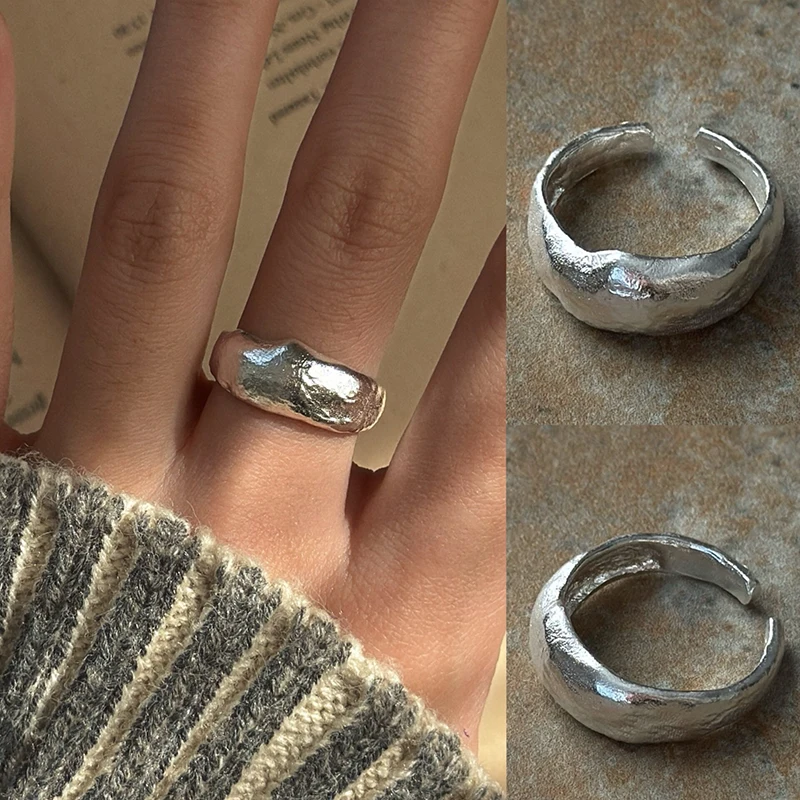 GANPUP Eleganter Süßer Spitzenblumen-Ring, Verstellbar, Offener Ring für Damen, Modischer Neuer Fingerring, Schmuck, Valentinstagsgeschenk, Party-Accessoire – Detail 6