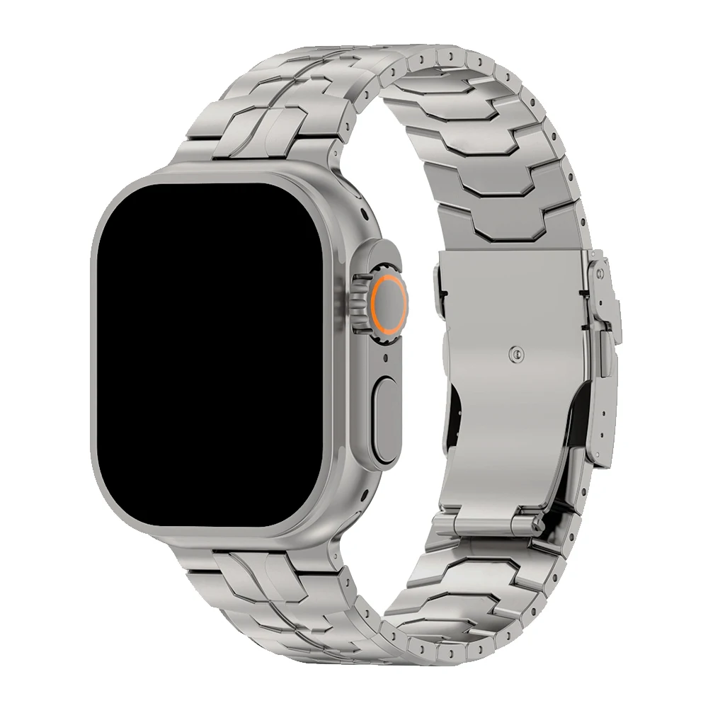 Titanium band voor Apple Watch Ultra 3 2 1 49 mm serie 10 11 46 mm armband man metalen band voor Iwatch 9 8 7 6 5 4 SE3 44 mm 45 mm