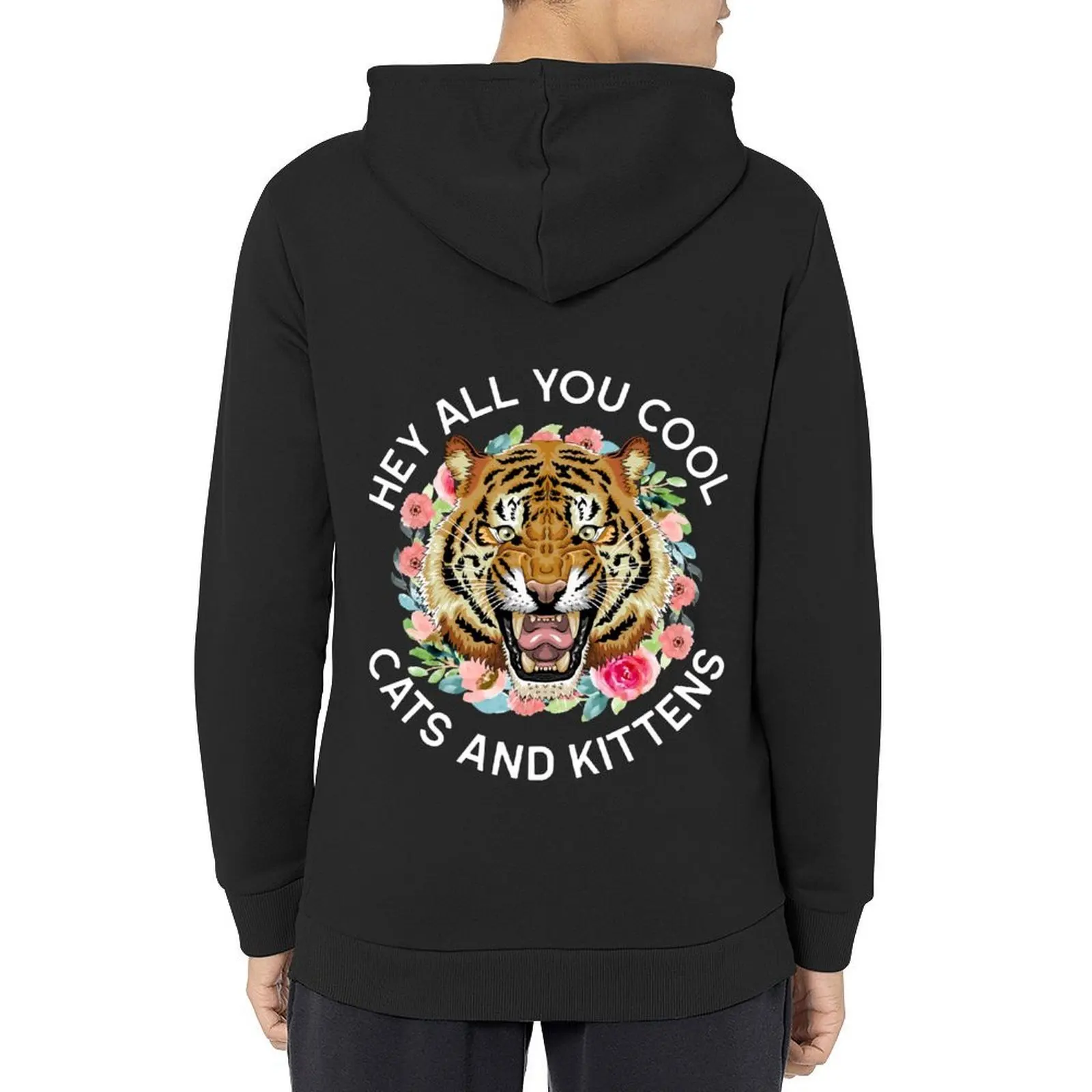 

Tiger King Carole Baskin Hey All You Cool Cats and Kittens Hoodie men wear winter clothes men's hoodies