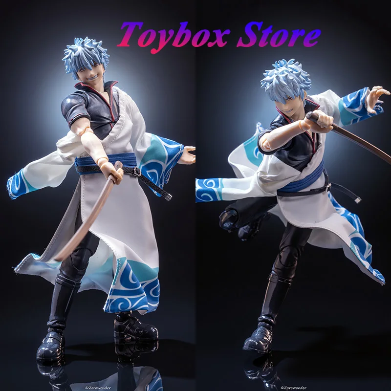 

1/12 Sakata Gintok Soldier Irregular Windbreaker Wired Shaped Coat Toys Accessory For 6" Shf Man Action Figure Body Decoration