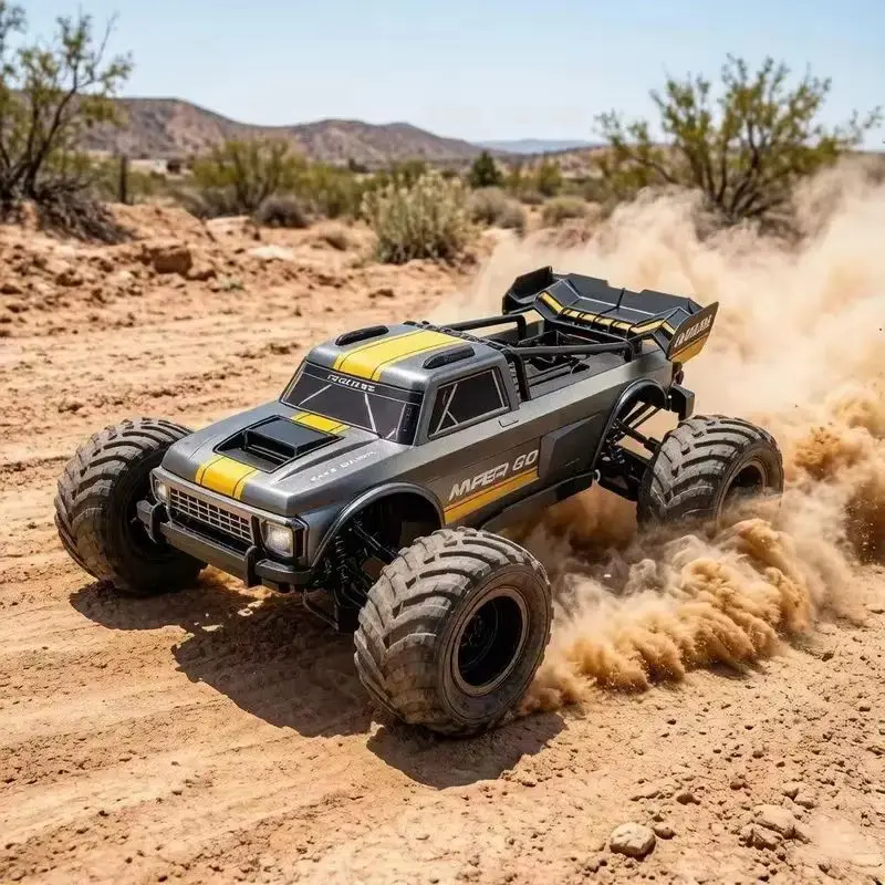 New 1/10 MJX 10210 Brushless Remote Control HYPER High Speed ​​Car 4WD Professional RC Electric Bigfoot Truck Model With Lights view 3