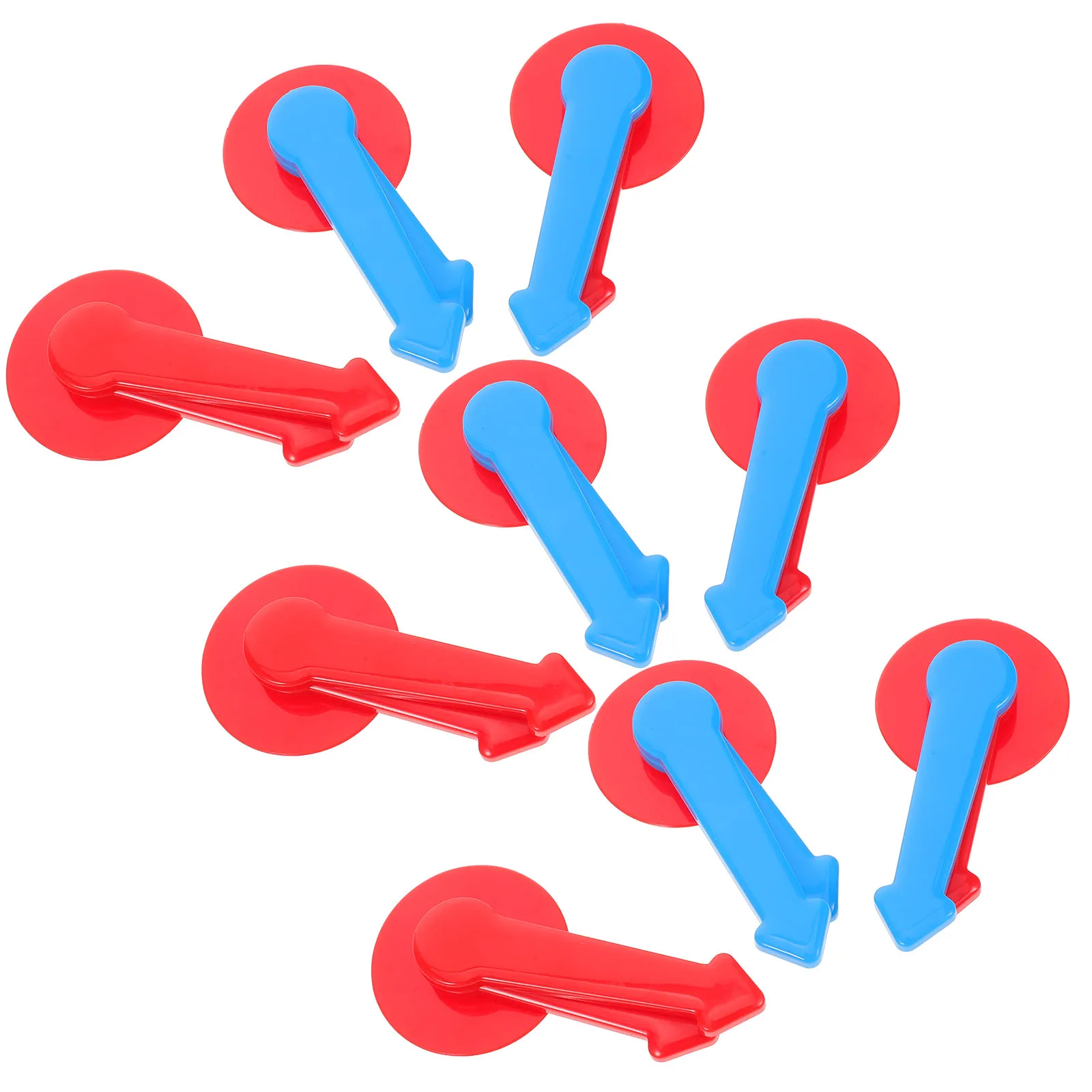 ชุดลูกศรวางพื้นแบบหมุนได้ 9 ชิ้น ทำจากพลาสติก สำหรับเด็ก เรียนรู้การใช้งานด้วยตัวชี้เป้าแบบอินเทอร์แอคทีฟ เกมกระดานคณิตศาสตร์บนโต๊ะ