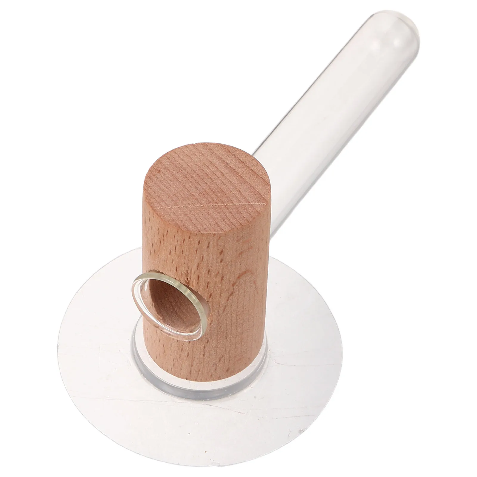 

Wall Hanging Plant Propagation Station Tubes Hydroponic Glass Planter Wooden Stand Home Garden Hydroponic Glass Planter