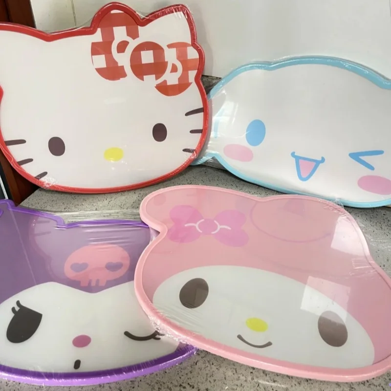 

Sanrio My Melody Cartoon Shape Cutting Board Food Grade Pp Cutting Board Double-Sided Fruit Baby Food Supplement Board Gift