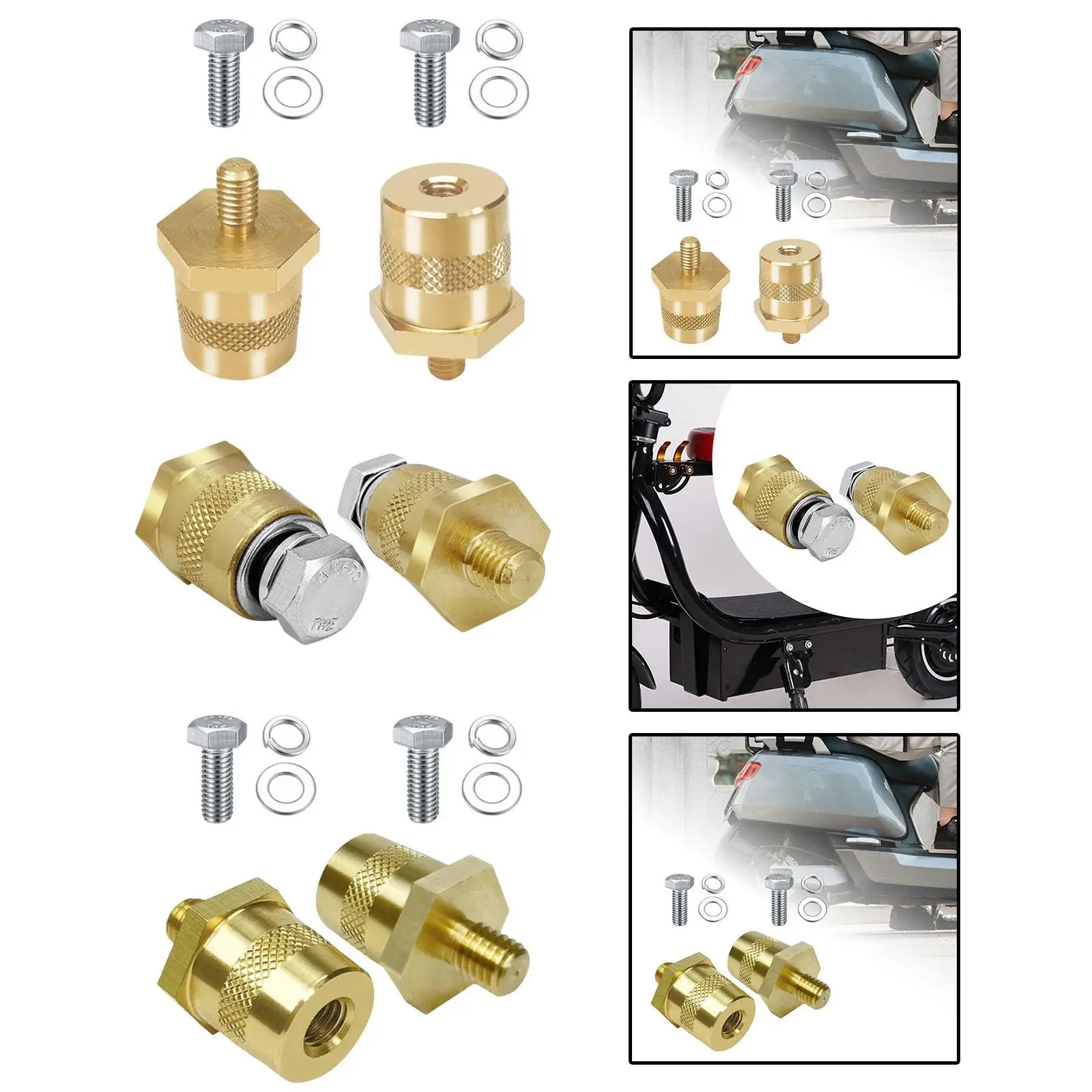 

2-х шт., разъем для клеммы аккумулятора, адаптер для аккумуляторной батареи для яхты