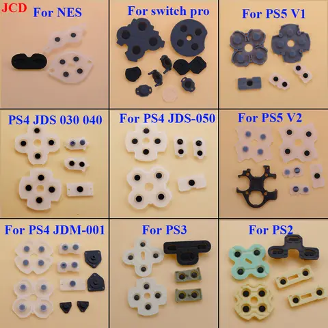 For PS4 JDM-001/010 JDS-030/040/050/055 Silicone Conductive Rubber Button D Pad For PS5 PS4 Pro PS3 PS2 NESswitch pr0 Controller
