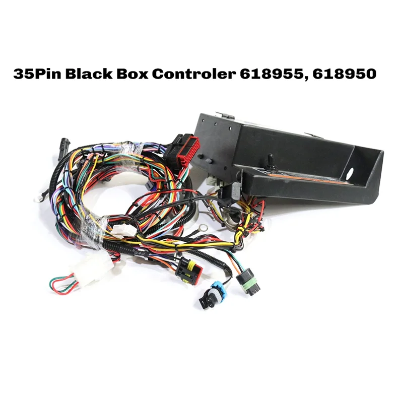 

Plain 35Pin Black Box 618955, 618950 Speed Controller Wiring Harness For EZGO RXV Curtis Controllers 2012-2016